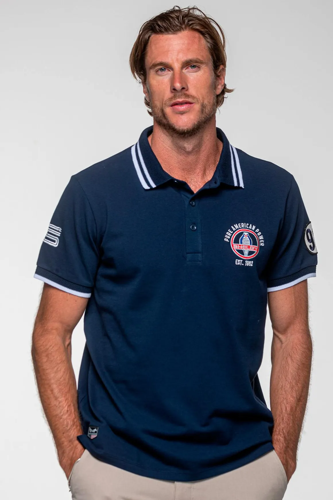 Polo Homme Carroll Shelby Polo Farmer Navy