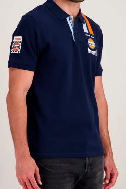 Polo Homme Gulf Polo Gulf Pom03-100 Marine