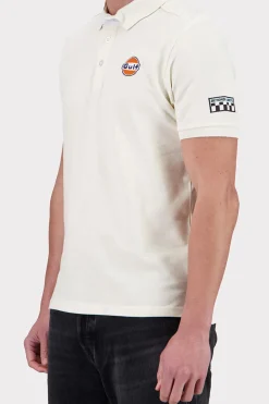 Polo Homme Gulf Polo Pom03-003 Ecru