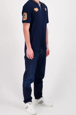 Polo Homme Gulf Polo Pom06-100 Navy Blue
