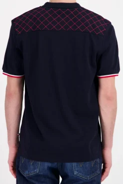 Polo Homme 24H Le Mans Polo Pom01-100 Marine