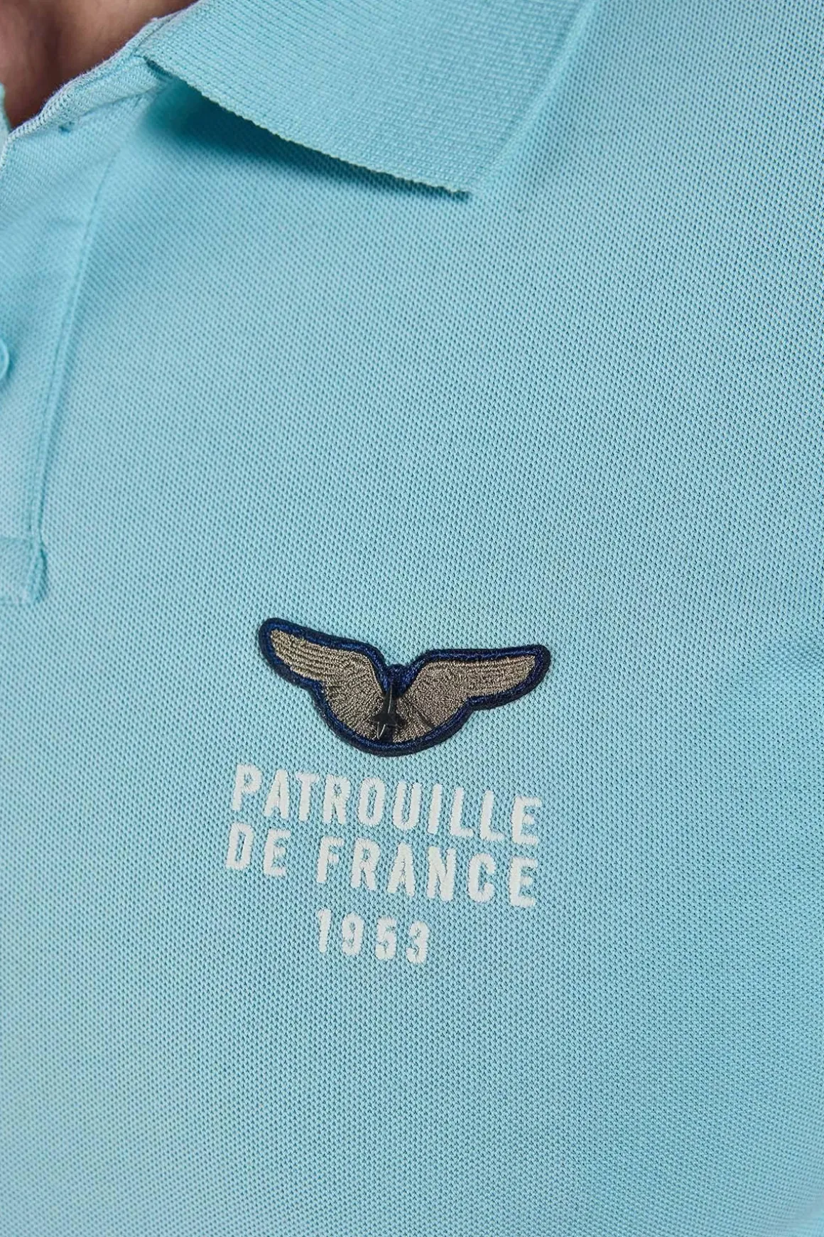 Polo Homme Patrouille De France First Club Sky Blue