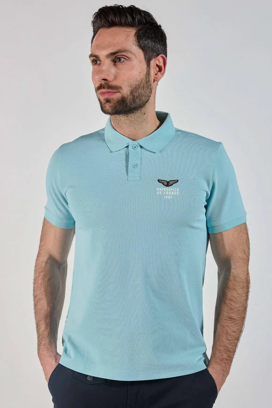 Polo Homme Patrouille De France First Club Sky Blue