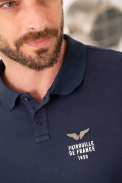 Polo Homme Patrouille De France First Club Navy Blue