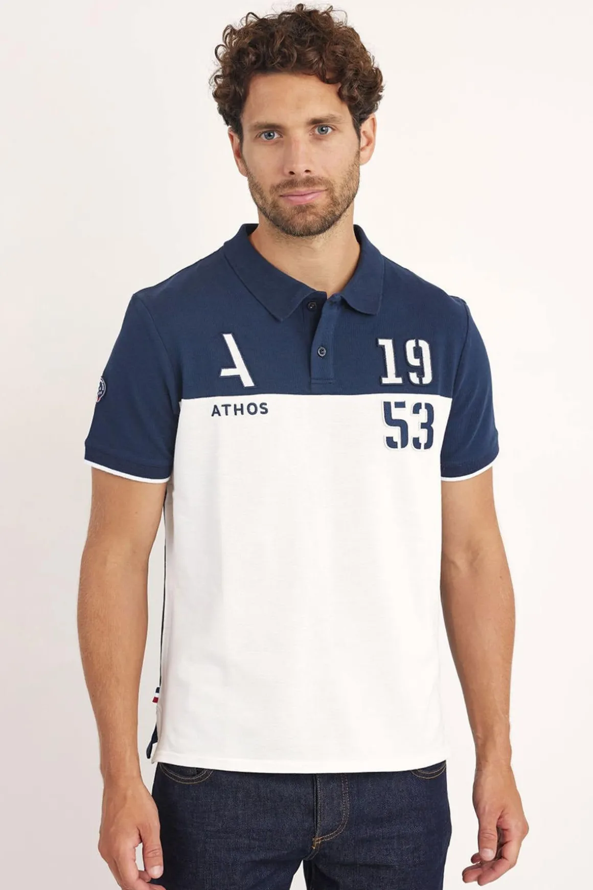Polo Homme Patrouille De France Turbo Line Navy White