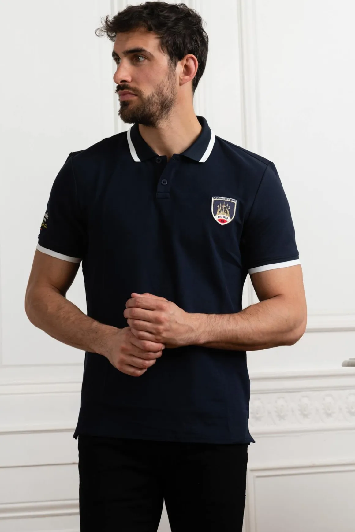 Polo Homme Patrouille De France Bandy High Navy