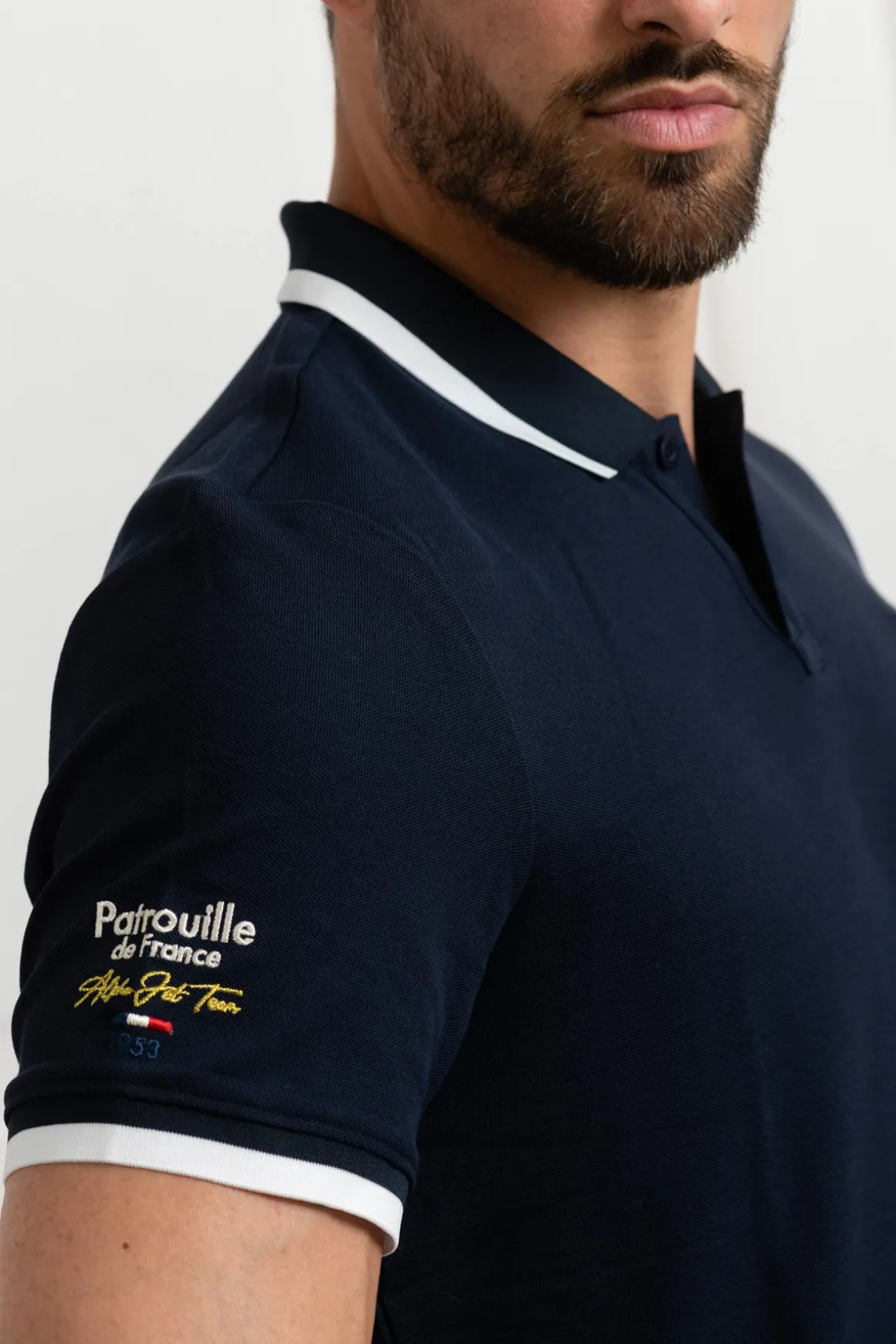 Polo Homme Patrouille De France Bandy High Navy