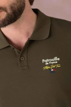 Polo Homme Patrouille De France Racing High Khaki