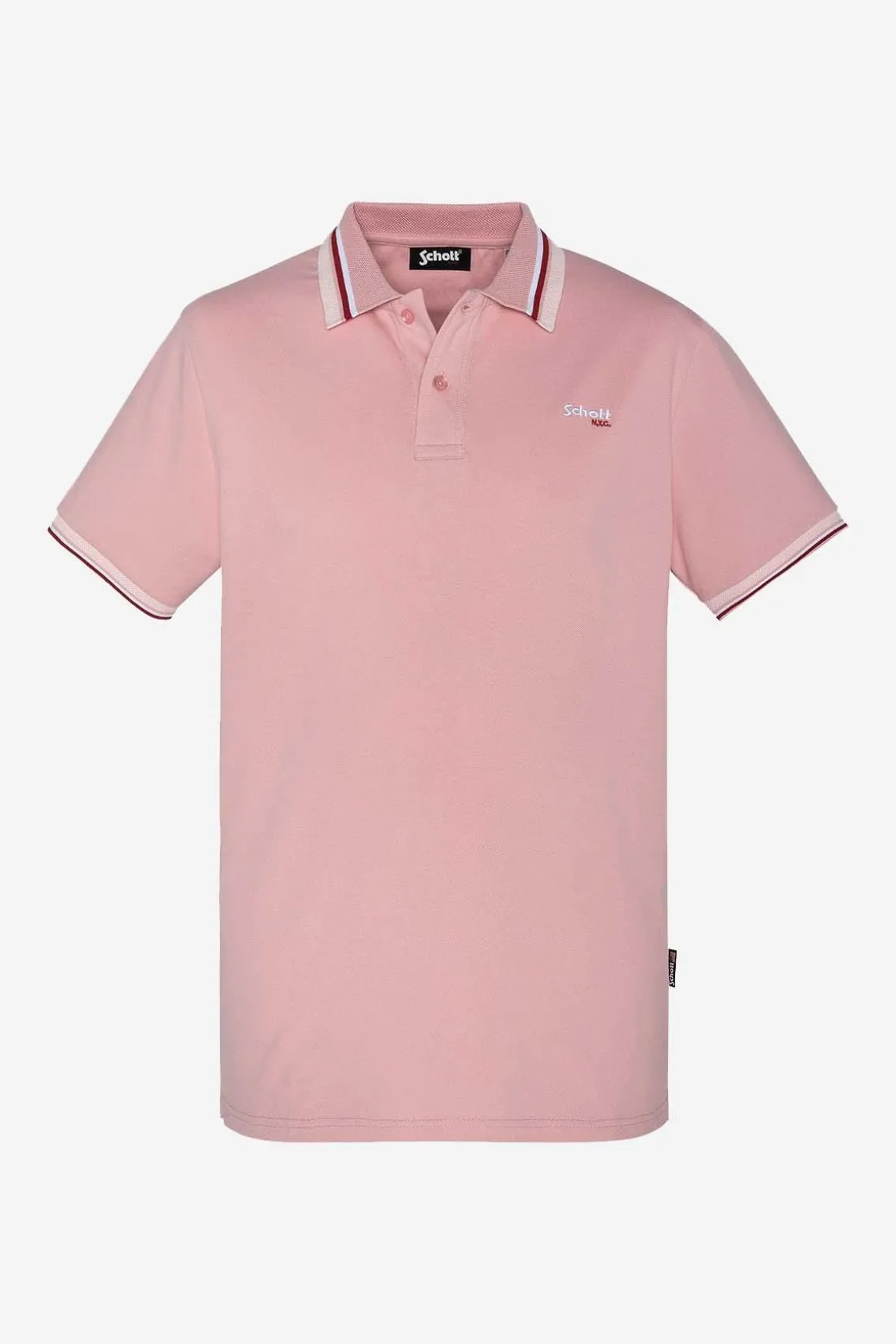 Polo Homme Schott Ps Nolan Pink