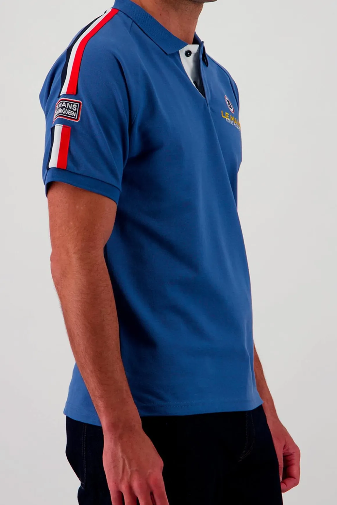 Polo Homme Steve Mcqueen Polo Smq Pom01-115 Ocean