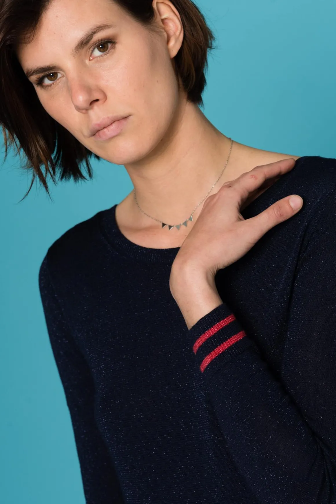 Pull/Sweatshirt Femme Grace Et Mila Safran Marine
