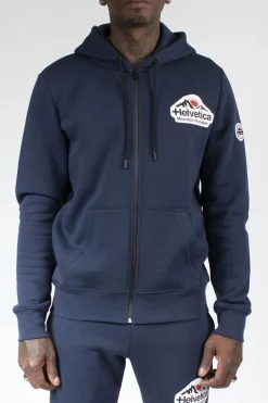 Pull/Sweatshirt Homme Helvetica Mountain Pioneers Brest Dark Navy