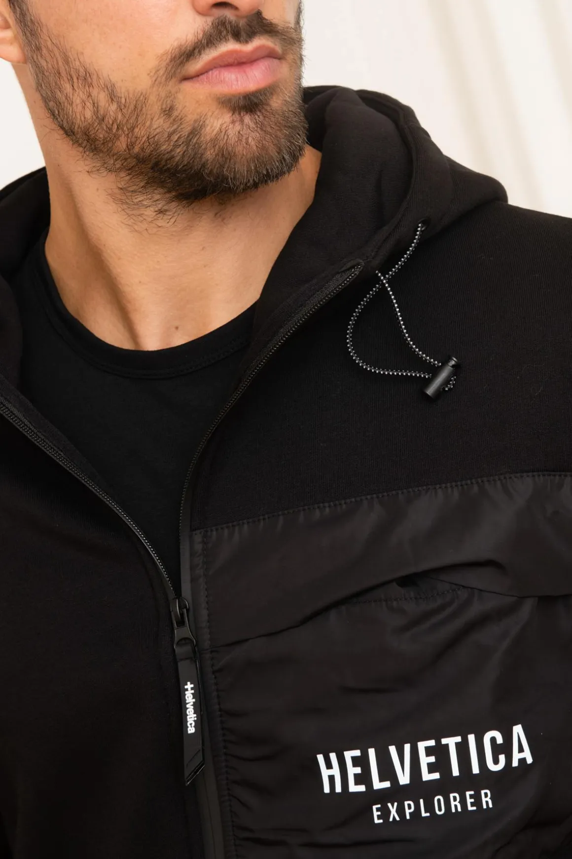 Pull/Sweatshirt Homme Helvetica Mountain Pioneers Manday Black