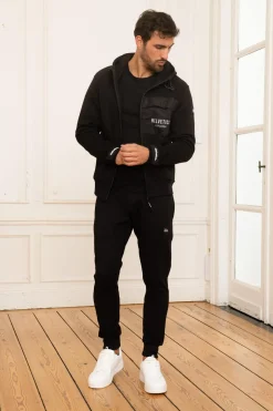 Pull/Sweatshirt Homme Helvetica Mountain Pioneers Manday Black
