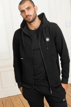 Pull/Sweatshirt Homme Helvetica Mountain Pioneers Worthon Black