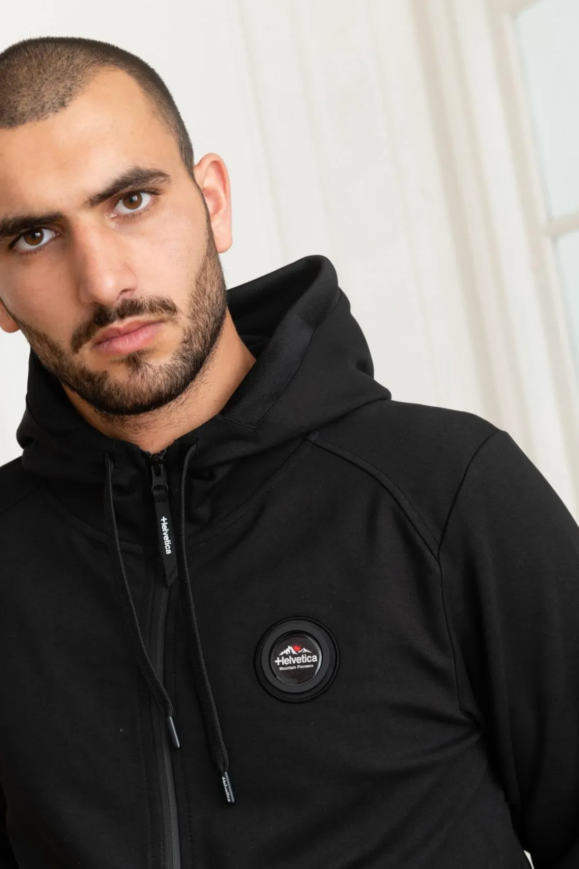 Pull/Sweatshirt Homme Helvetica Mountain Pioneers Worthon Black