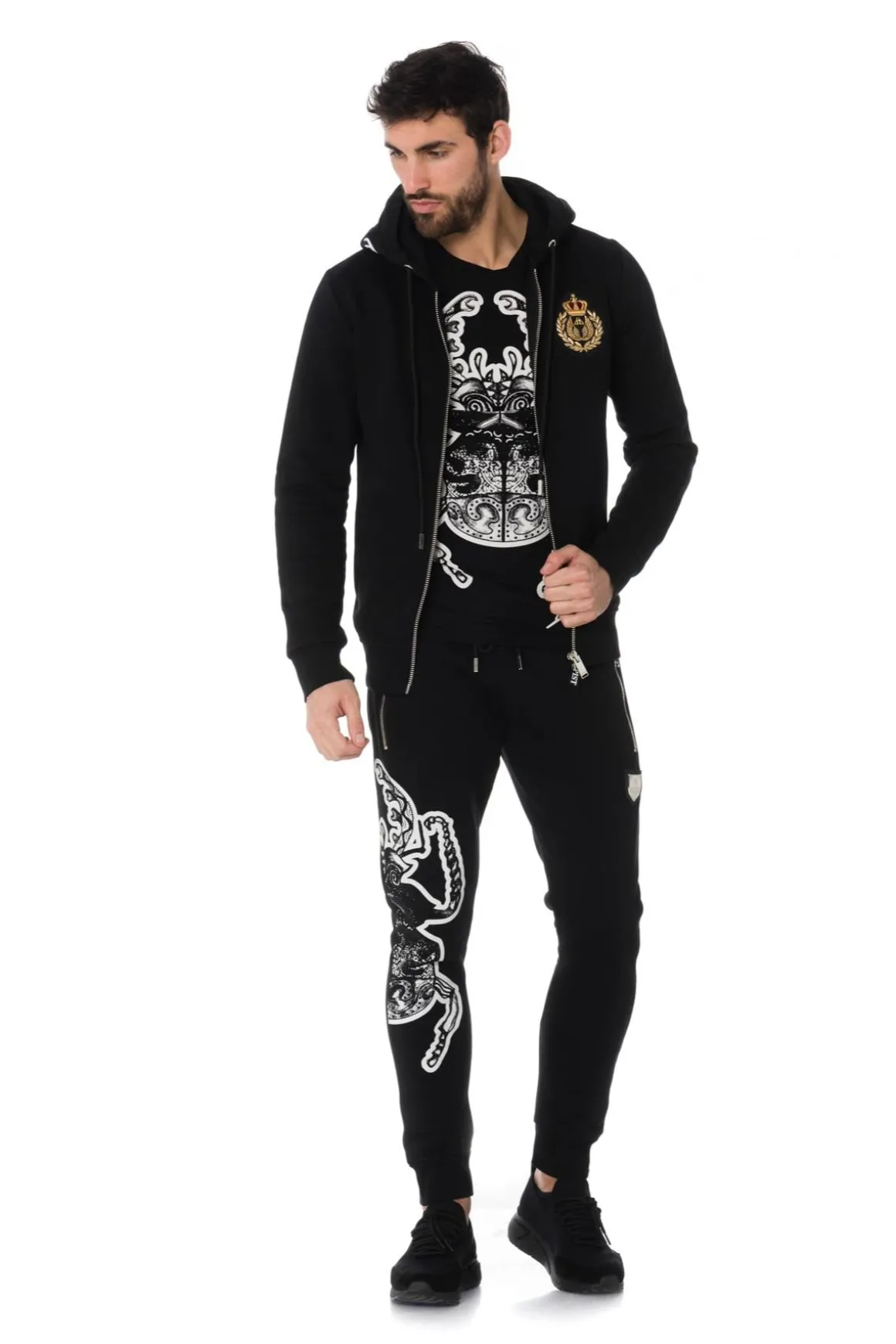 Pull/Sweatshirt Homme Horspist Stone M300 Black