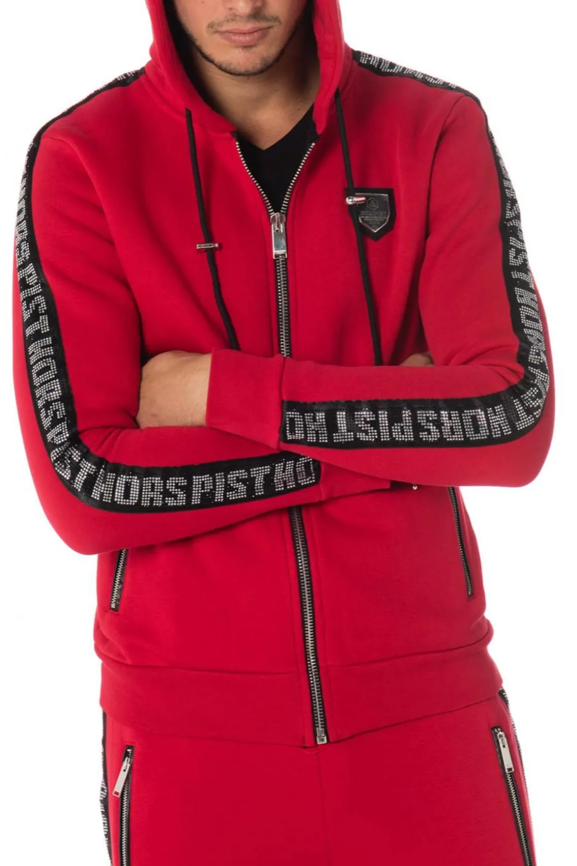 Pull/Sweatshirt Homme Horspist Snap Red