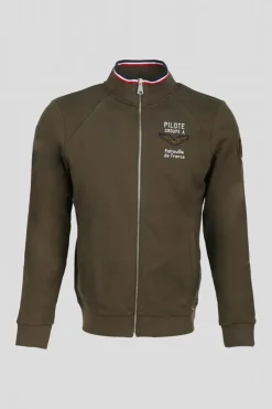 Pull/Sweatshirt Homme Patrouille De France Active French Khaki
