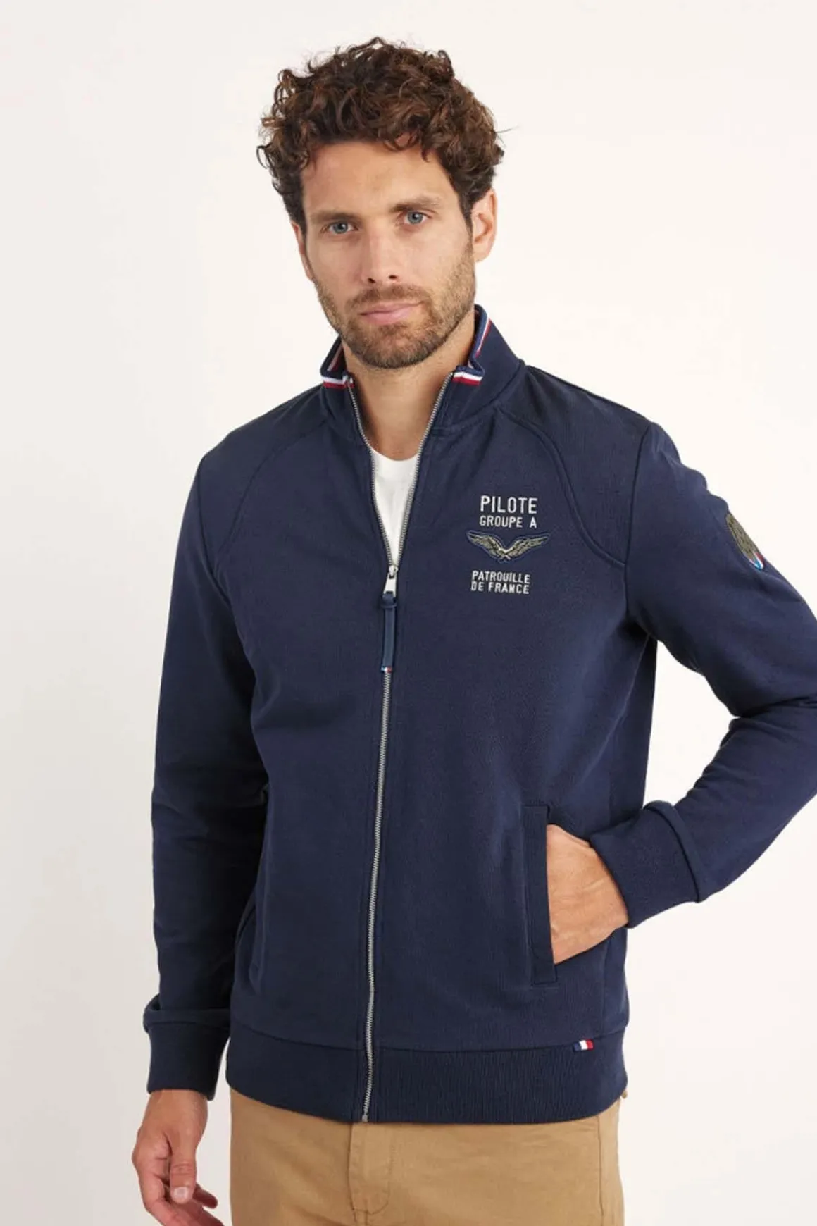 Pull/Sweatshirt Homme Patrouille De France Active French Navy Blue