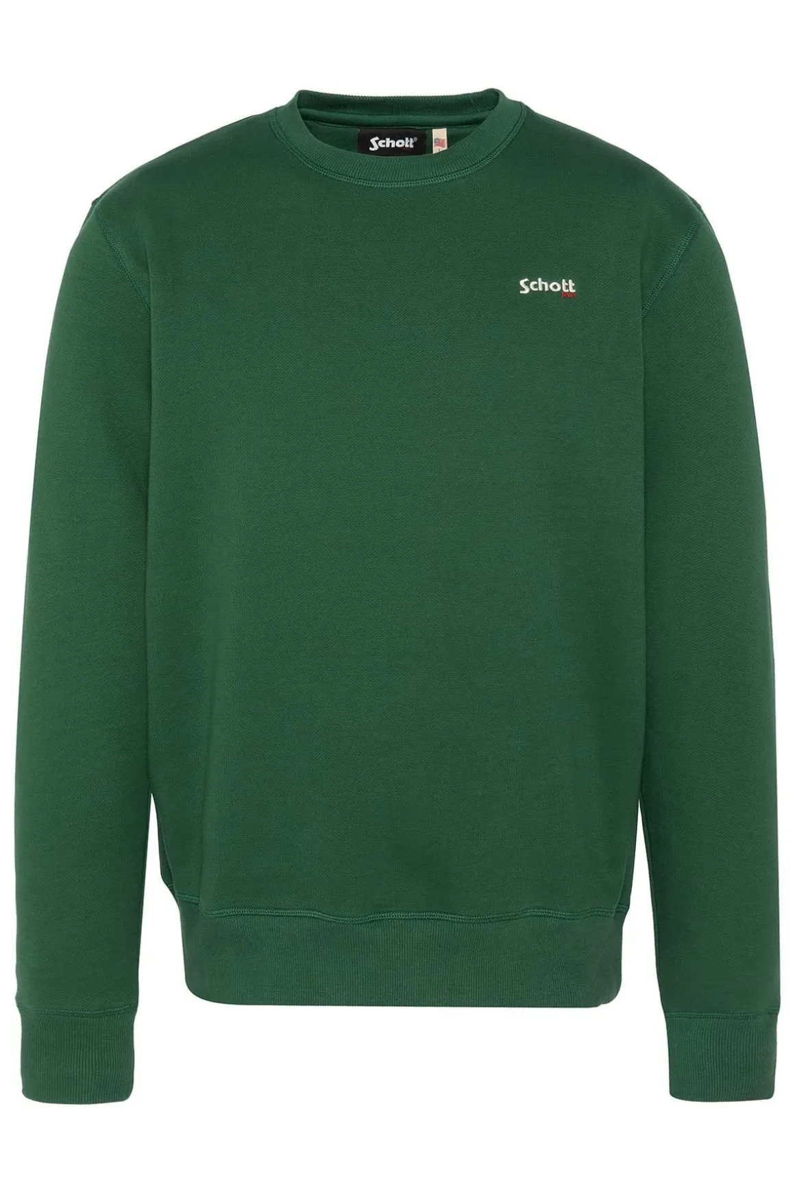 Pull/Sweatshirt Homme Schott Swcasual1 Green
