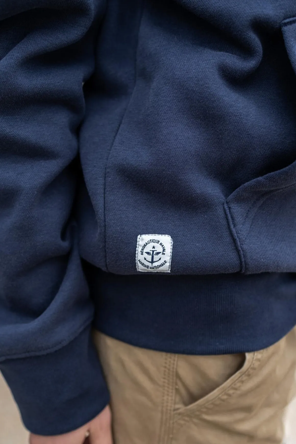 Pull/Sweatshirt Mixte Marine Nationale Dauphin Mn Navy