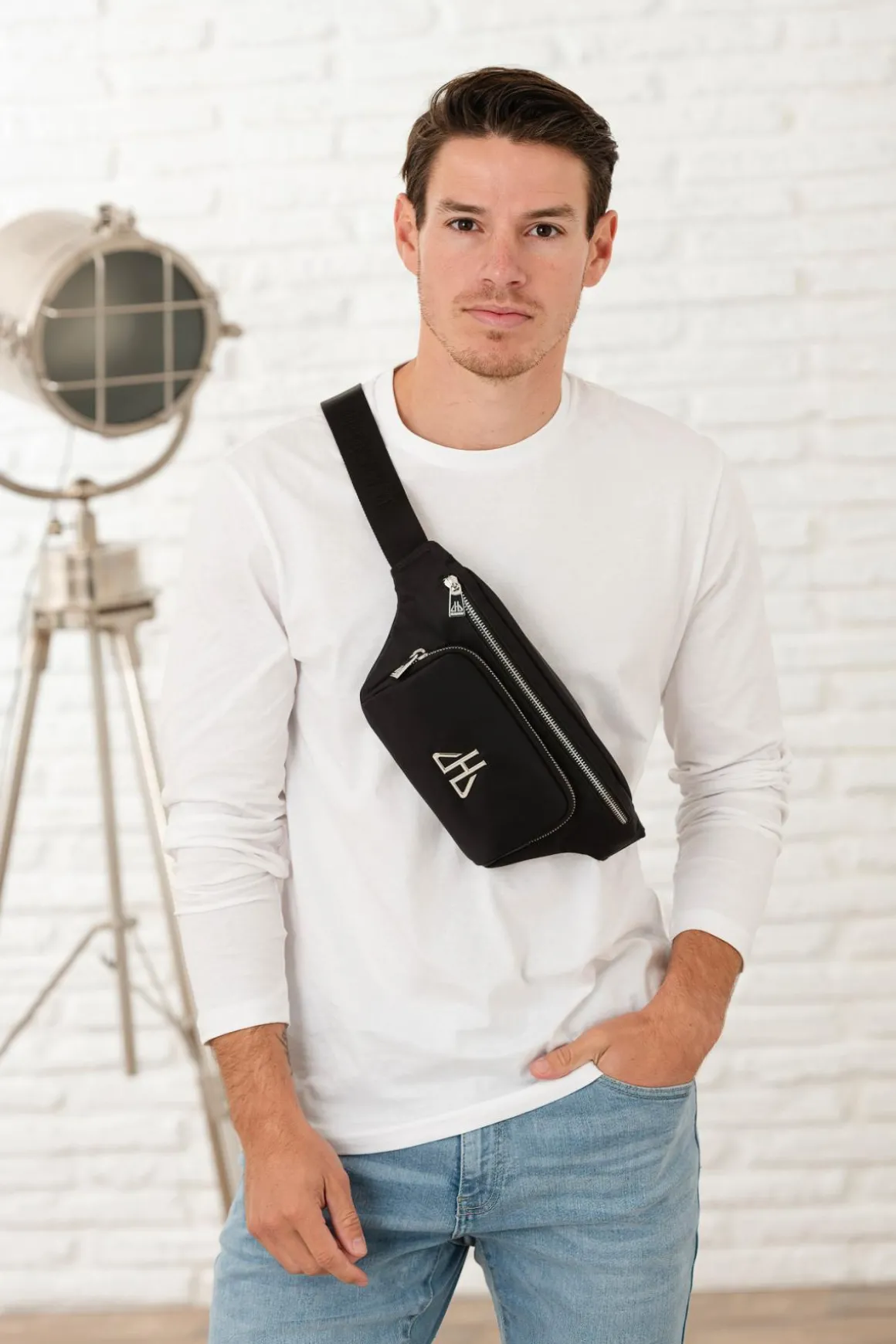Sacoche Homme Horspist Paname Black Nylon V2