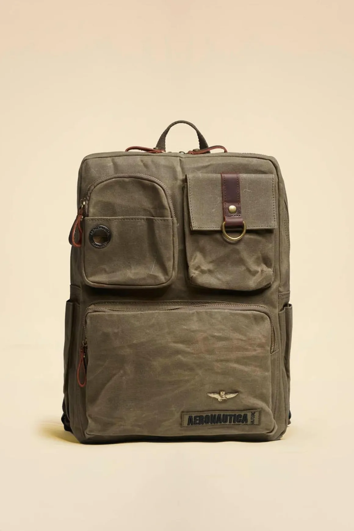 Sacs Homme Aeronautica Militare Bo1181Uct04315 57631 Khaki