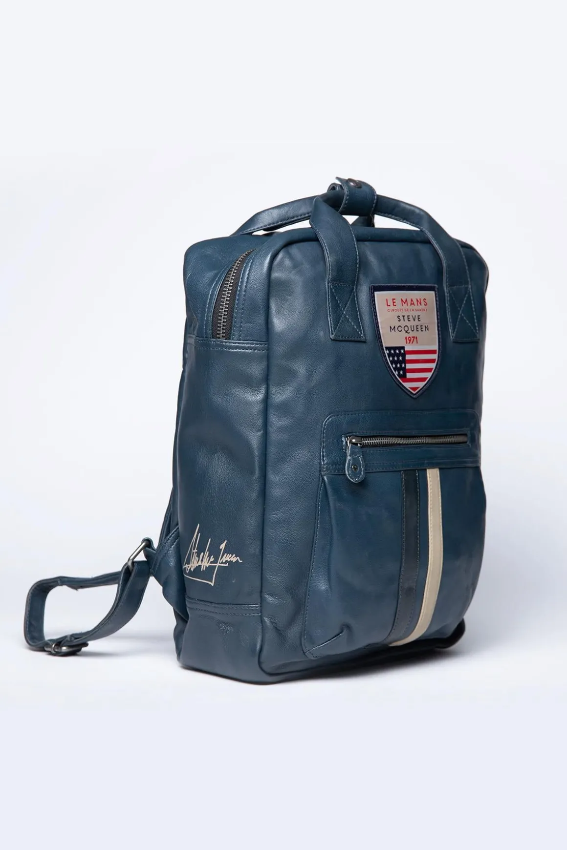 Sacs Homme Steve Mcqueen Matt4 Backpack Royal Blue