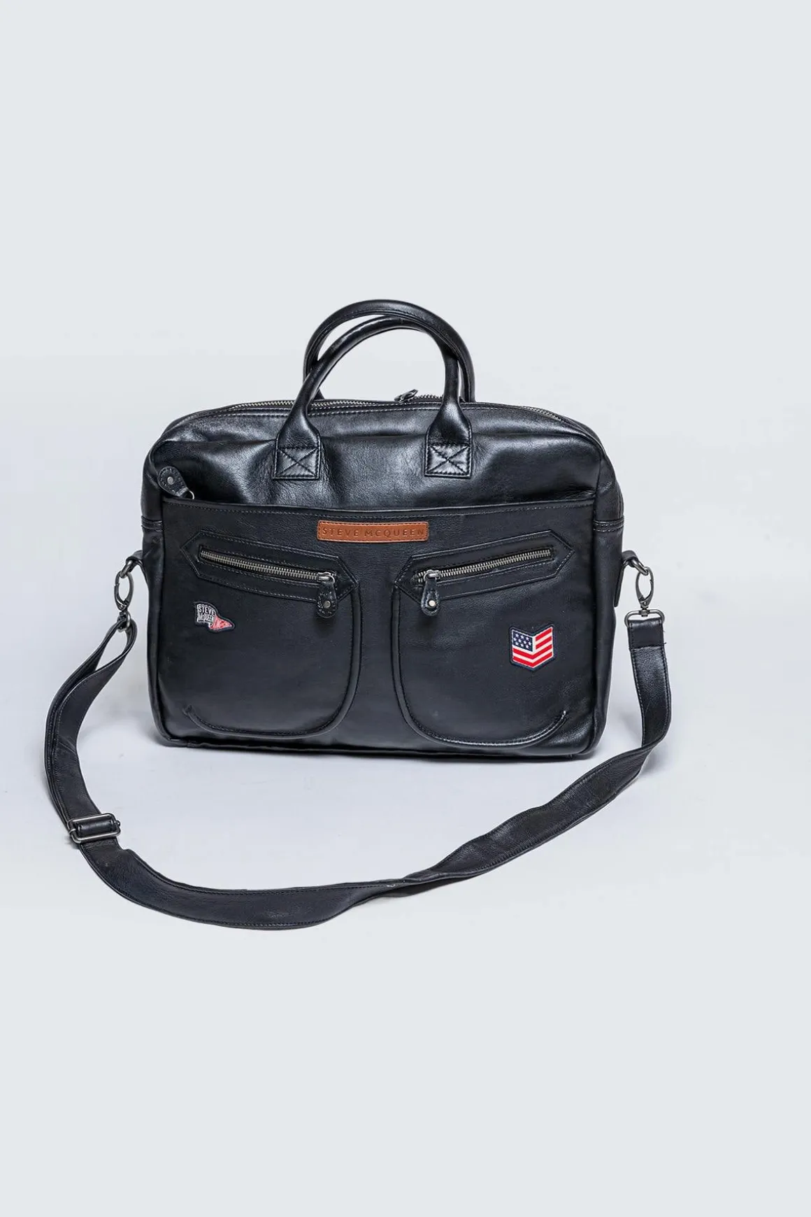 Sacs Homme Steve Mcqueen Terrance Messenger Black