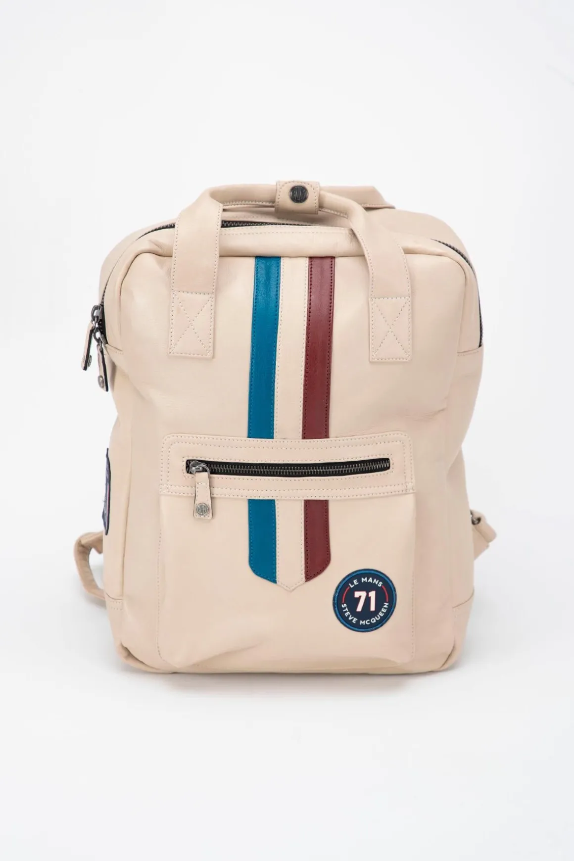 Sacs Homme Steve Mcqueen Texas Backpack Ecru