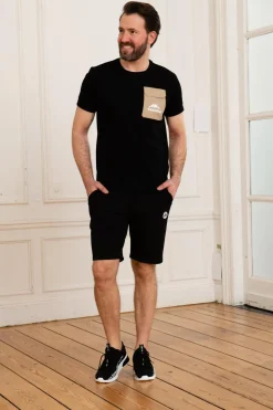 Short Homme Helvetica Mountain Pioneers Ninja Beige
