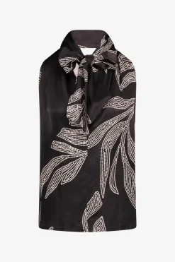 Tee Shirt Femme Ibana Tanina Dotted Leaves Print
