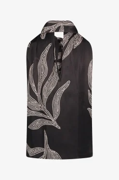 Tee Shirt Femme Ibana Tanina Dotted Leaves Print