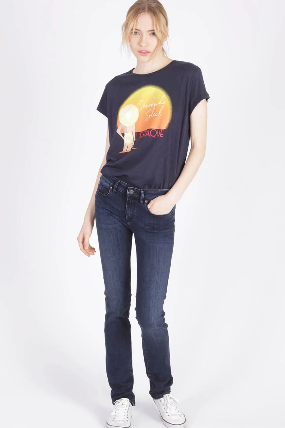 Tee Shirt Femme Kaporal Rare Marine