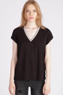Tee Shirt Femme Kaporal Xoti Black