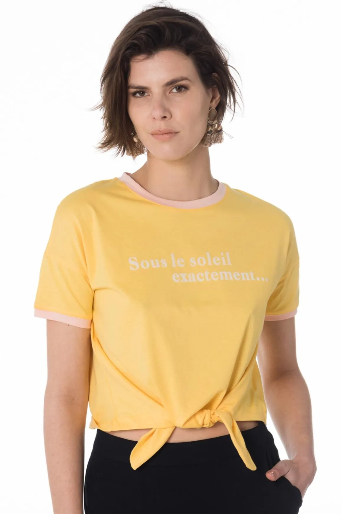 Tee Shirt Femme La Petite Étoile Junon Jaune