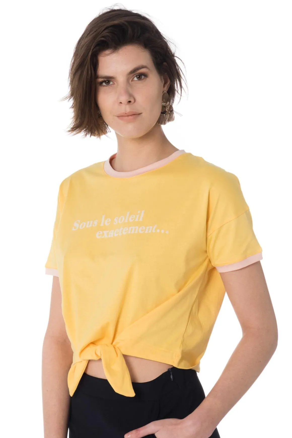 Tee Shirt Femme La Petite Étoile Junon Jaune