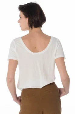Tee Shirt Femme La Petite Étoile Shula Ecru
