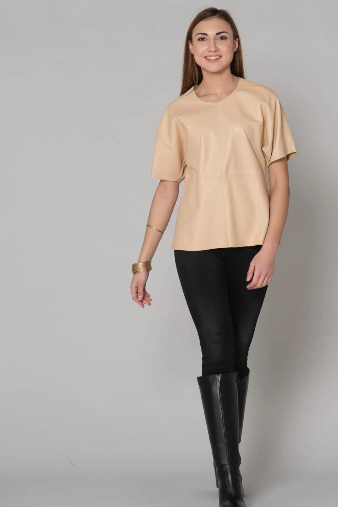 Tee Shirt Femme Oakwood Angelina Beige 514
