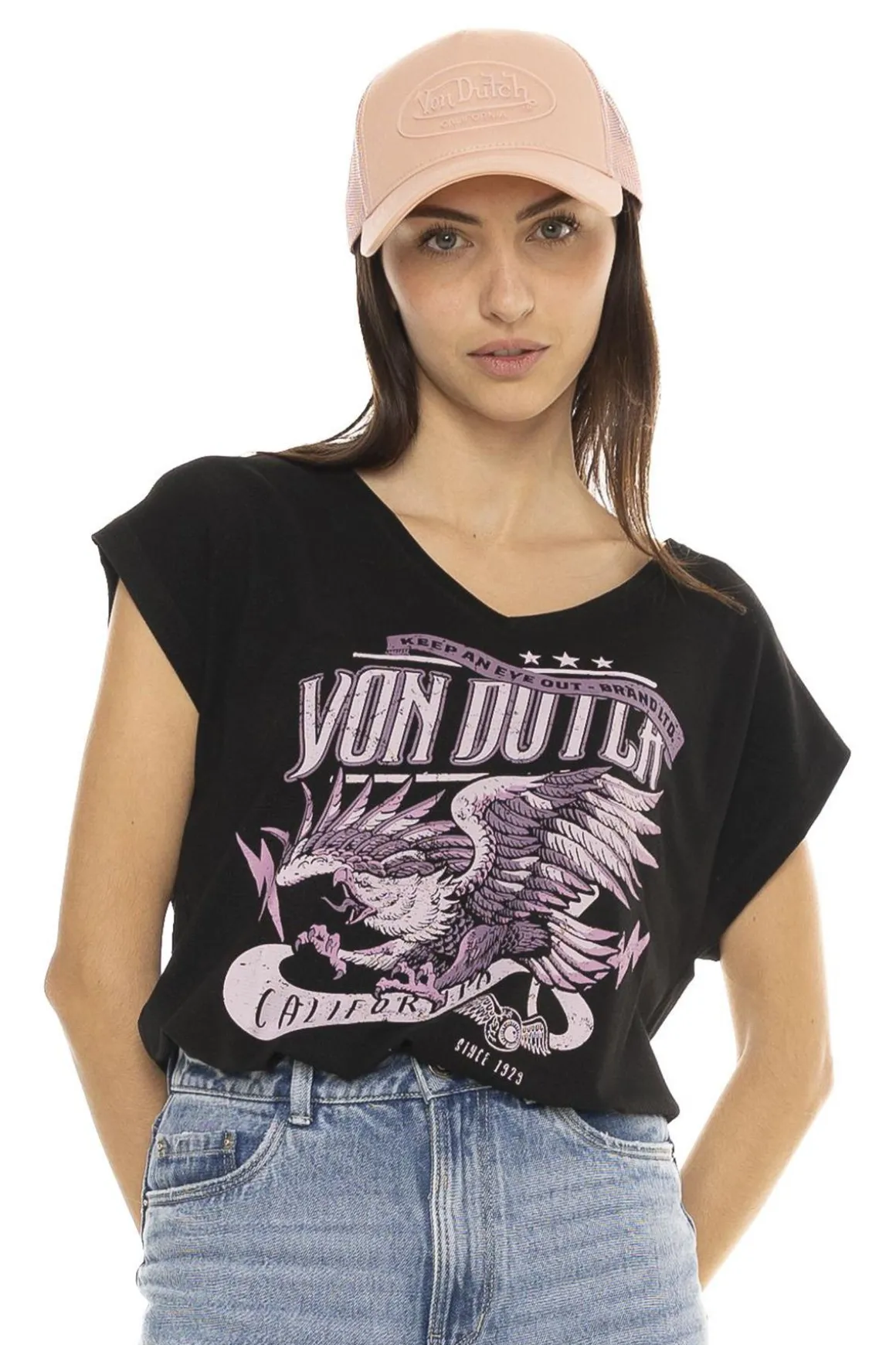 Tee Shirt Femme Von Dutch Tee Shirt Ame B