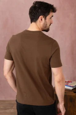 Tee Shirt Homme Aeronautica Militare Ts2062J592 57545 Chocolate