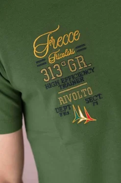 Tee Shirt Homme Aeronautica Militare Ts2226J635 39306 Seaweed Green