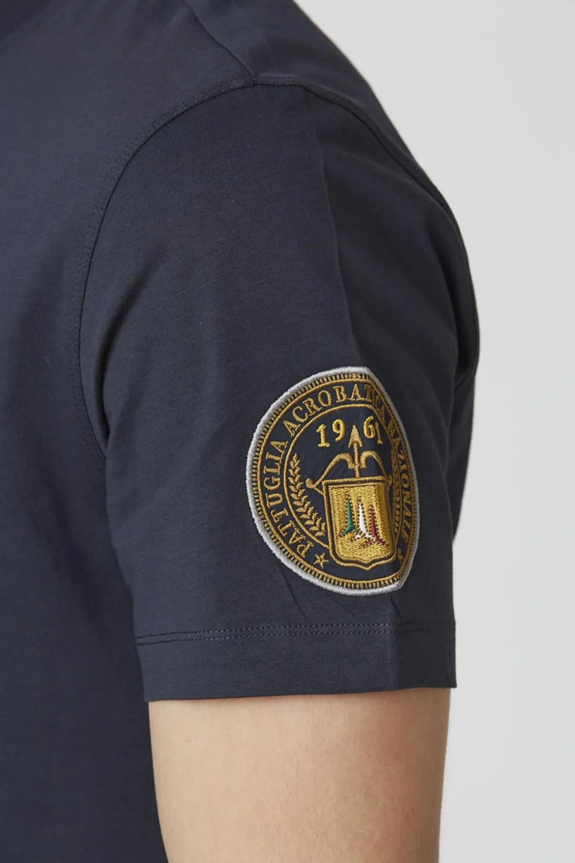 Tee Shirt Homme Aeronautica Militare Ts2404J596 08184 Blu Navy