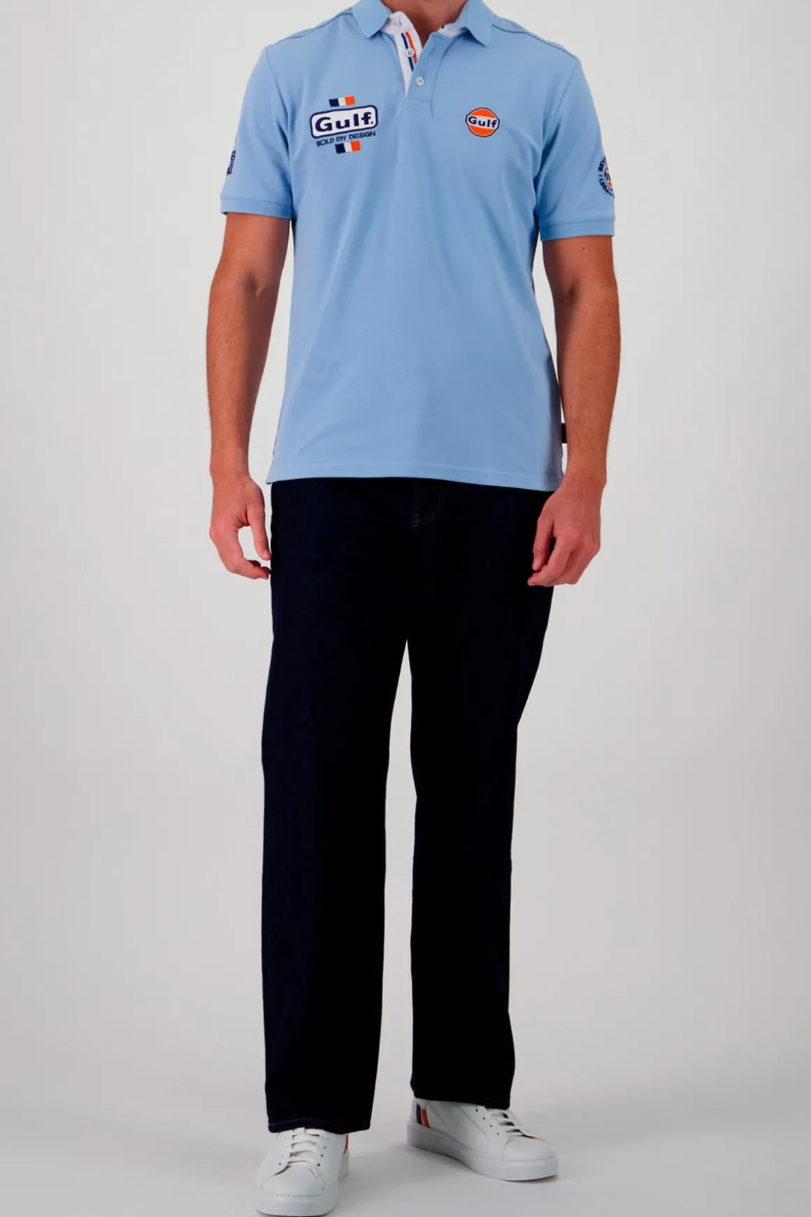 Tee Shirt Homme Gulf Polo Gulf Pom01-125 Light Blue