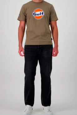 Tee Shirt Homme Gulf Tee Shirt Gulf Tsm05-324 Olive