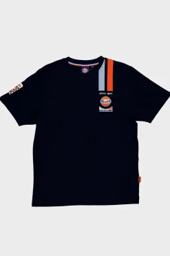 Tee Shirt Homme Gulf Tee Shirt Gulf Tsm03-100 Navy