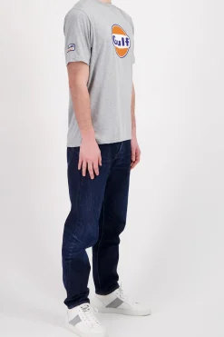 Tee Shirt Homme Gulf Tee Shirt Tsm05-450 Grey Melange