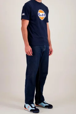 Tee Shirt Homme Gulf Tee Shirt Gulf Tsm05-100 Navy
