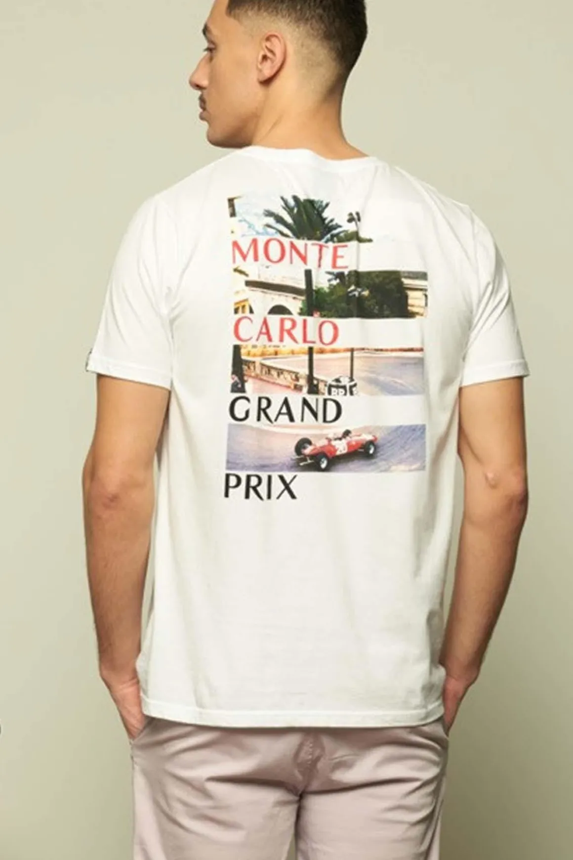 Tee Shirt Homme Hero Seven Monte Carlo White